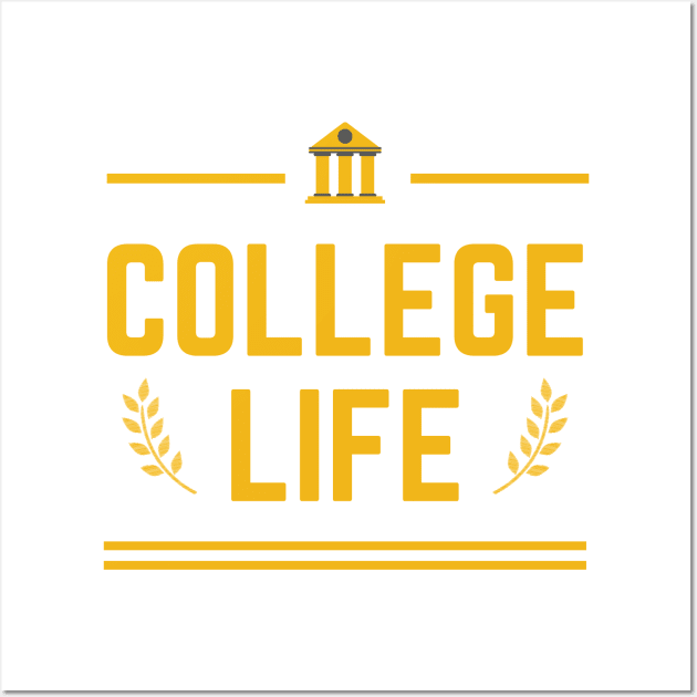 College Life: Where Dreams Take Flight Wall Art by neverland-gifts